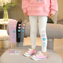Girls shark pants childrens spring new leggings 2022 spring and autumn trousers baby Barbie pants pencil pants