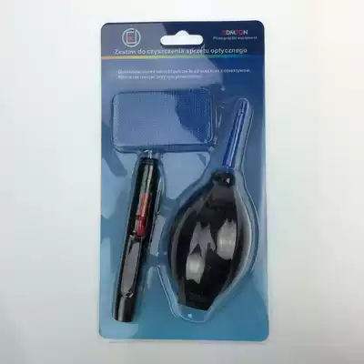 Suitable for monocular micro-SLR camera Digital camera cleaning kit Lens pen Large air blowing cleaning cloth 3-piece cleaning kit