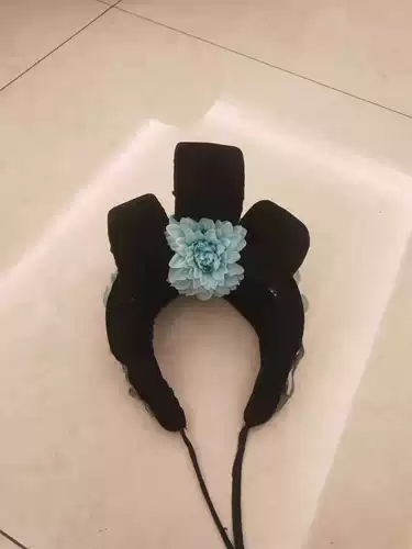 Драма головного костюма парик мисс оперная головная одежда юэ драма Хуа Дэн Хуан Мей оперы Сяодан парик