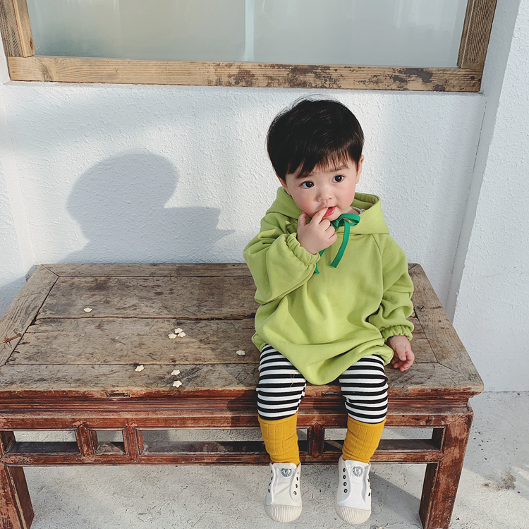Quần áo bé trai xì hơi cotton mùa xuân và mùa thu Phiên bản Hàn Quốc của quần áo trẻ em dễ thương Quần áo nữ romper jumpsuit thủy triều - Áo liền quần body cotton thông hơi cho bé