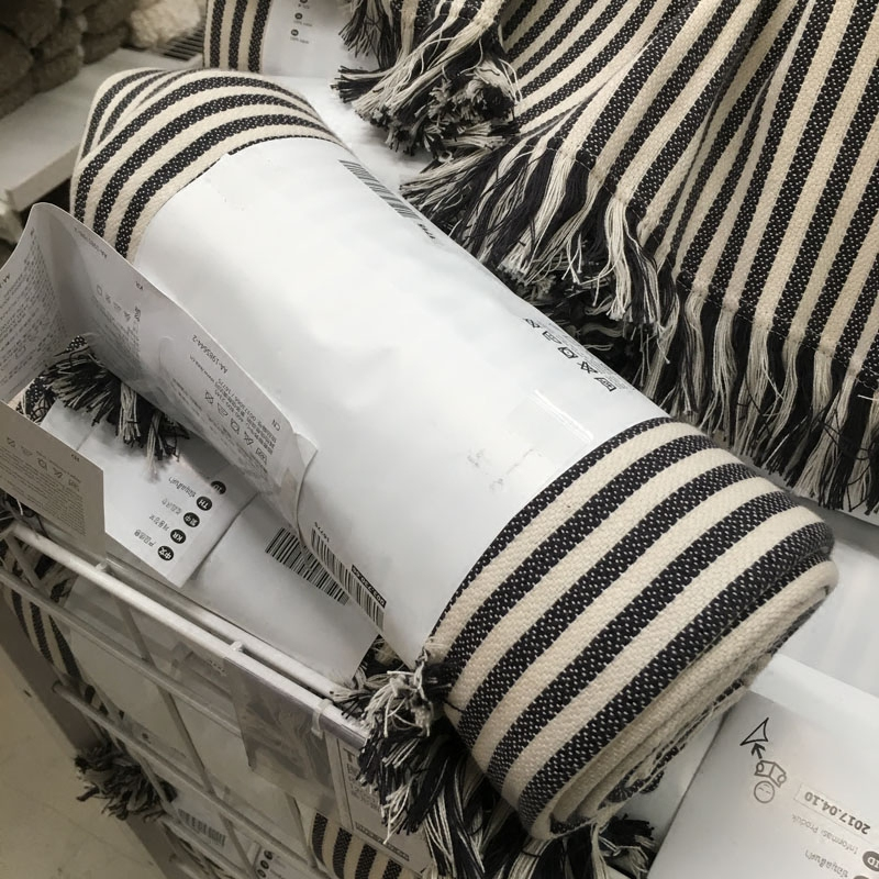 IKEA mua Tuwaliye-Mỹ trong nước sofa giải trí khăn chăn điều hòa không khí văn phòng chăn ngủ trưa chăn - Ném / Chăn chăn cừu chữ vạn