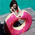 Xu hướng mới 2016 xuất khẩu 90CM trẻ em bãi biển bơi vòng nhựa PVC dày bơi vòng donut dành cho người lớn Cao su nổi