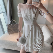 Not even the dress lady Summer new design sensation Little crowdage celebrities Temperament Style Retro to go out for short skirts