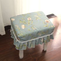 Chair cover Household stool cover Piano stool cover Makeup stool cover Shoe stool set Small stool set Nightstand set