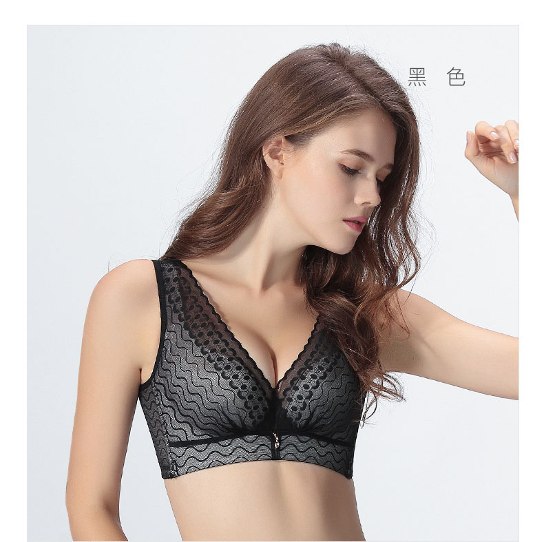 Dream Patty màu đỏ đẹp trở lại đồ lót nữ thoải mái không có vòng ngực thép tập hợp ngực nhỏ gợi cảm trên áo ngực nhận áo lót triumph