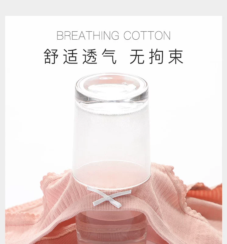 Ba giấc mơ tải Đồ lót Barty của phụ nữ eo hai yêu nhau quần lót cotton thoải mái thoáng khí dễ thương gợi cảm quần sịp đùi