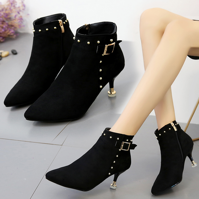 Bottes mi-saison femme en Caoutchouc - Ref 3249676 Image 3