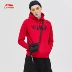 Li Ning Wei Yi Wade loạt nam 2019 mới áo sơ mi dài tay trùm đầu mùa xuân thể thao AWDP043-1-3 - Thể thao lông cừu / jumper áo sweater unisex Thể thao lông cừu / jumper
