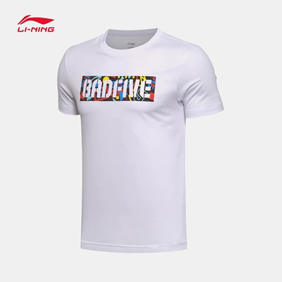 Li Ning áo thun ngắn tay nam mùa hè và mùa thu mới tập luyện thể thao cotton thoáng khí thấm mồ hôi văn hóa áo thể thao - Áo phông thể thao áo thun anta Áo phông thể thao