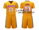 Mùa giải mới Lakers 23th James jersey 24 Kobe đồng phục bóng rổ tay ngắn đại học phù hợp với nam giới