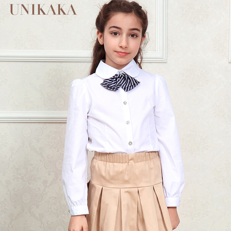 College Ferry Children Dress Girl White Sleeve Shirt Child Little White Shirt Girl Baby Shirt