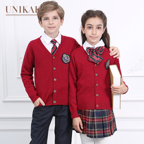 Unikaca England kindergarten uniform elementary school uniform classwear spring autumn suit autumn winter garden clothing new