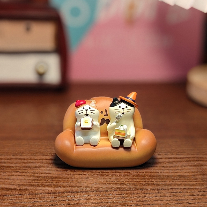 Bread Sofa Cat Cute Japanese Healing Desktop Ornament Good Stuff Graduation Decoration Birthday Stress-Relief Gift Bread Sofa Cat Cute Japanese Healing Desktop Ornament Good Stuff Graduation Decoration Birthday Stress-Relief Gift