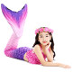 New mermaid tail Children's Princess Pinksuit swimsuit for Middle-aged and older children split hot spring suit photography suit