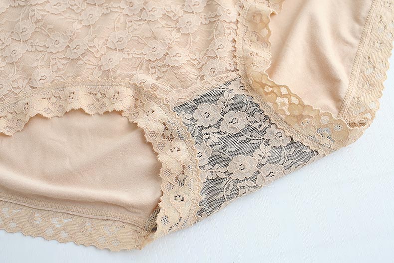 Quần lót nữ cao cấp chính hãng eo cao modal cotton boyshort ren rỗng MM chất lượng lớn kích thước lớn quần lót đùi