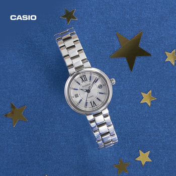 [Gift] Casio Flagship Store She-4528 Guardian Star Student Quartz Analog Women's Watch Sheen