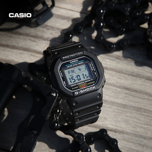 casio旗舰店DW-5600小方块电子潮流手表男卡西欧官网官方G-SHOCK