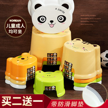 Kindergarten cartoon childrens backrest book table chair baby plastic small bench for shoes