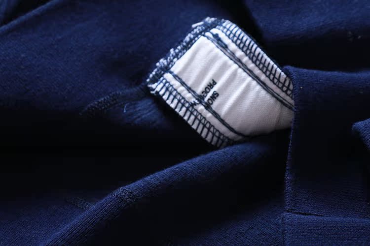 A1115 quầy phúc lợi mùa thu cotton dày giả hai áo thun dài tay cotton mỏng áo len dày áo polo