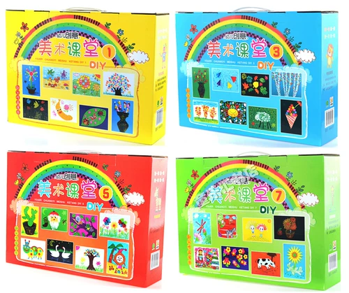 Художественный набор материалов для раннего возраста, «сделай сам», детское творчество, граффити, художественное произведение