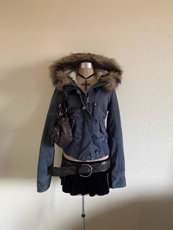 American Retro Fur Collar Cotton Jacket for Women, New Winter Thickened Warm Cotton Coat, Loose Casual Versatile Top American Retro Fur Collar Cotton Jacket for Women, New Winter Thickened Warm Cotton Coat, Loose Casual Versatile Top