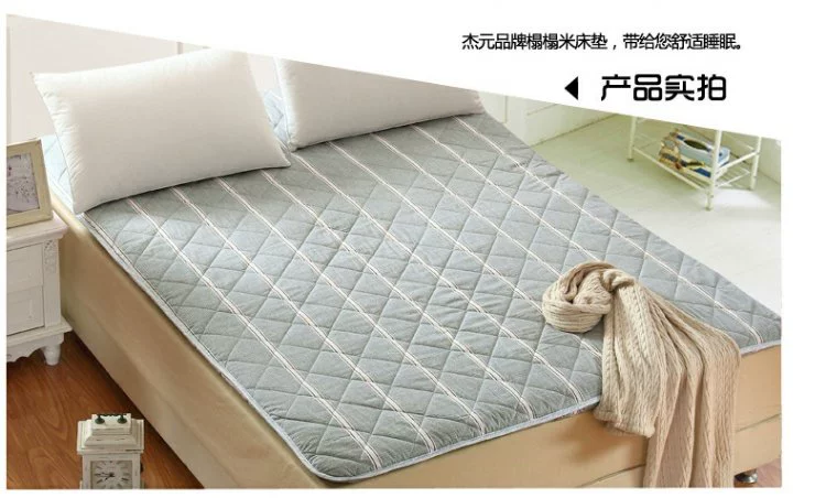 Jie Yuan mềm mại và thoải mái nệm len Úc 1,5m giường len nệm nệm 1,8m giường gấp dày - Nệm nệm 1m4