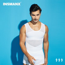INSMANX Men's Shapewear Belly Retracting Styling Chest Torso Torso Waist Tightening Shapewear Spring Summer Vest