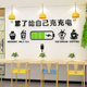 Office Atmosphere, Employee Lunch Break Area, Pantry, Learning and Charging, Inspirational Slogan Stickers, Company Culture Wall Stickers