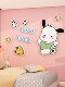 Children's Room Decoration Pacha Dog Cute Cartoon 3D Wall Stickers for Boys and Girls Bedroom Bedside Background Wall Decoration