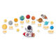 Kindergarten Environmental Creation Materials Theme Wall Stickers Finished Product Eight Planets Astronauts Corridor Hallway Cultural Wall Decoration