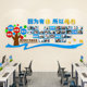 Employee Style Display Photo Wall Corporate Culture Wall Stickers Office Layout Inspirational Slogans Background Wall Decoration