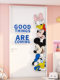 Disney Children's Room Decoration Wall Stickers Bedroom Door Stickers Kindergarten Environment Creation Theme Cultural Wall Stickers Finished Product