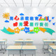 Teacher's Office Cultural Wall Decoration Tutoring Class Inspirational Slogans Wall Stickers Kindergarten Environmental Innovation Layout