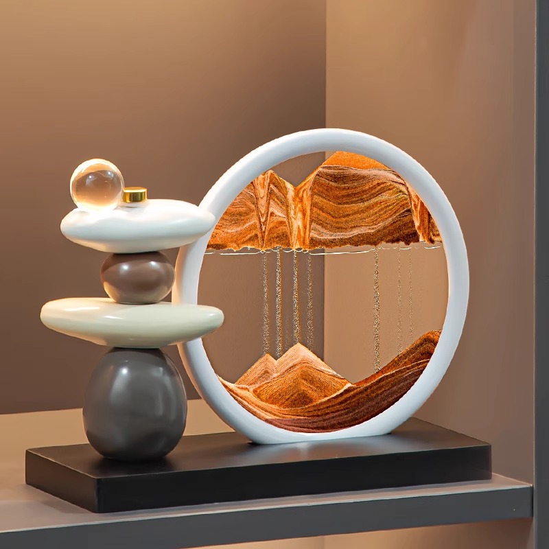 日本製輸入MUJIE流砂絵装飾リビングルームテレビキャビネットワインキャビネット高級ホームデコレーション