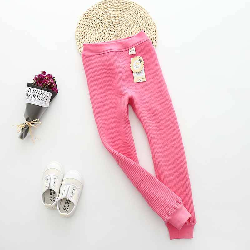 Cô gái cotton dày ấm quần cotton nhiệt quần học sinh trung học cơ sở quần cô gái quần đơn mảnh xà cạp quần tất nam