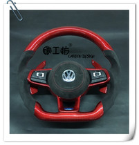 Carbon workshop works for Volkswagen Golf R Scirocco GTI modified sports carbon fiber steering wheel cover