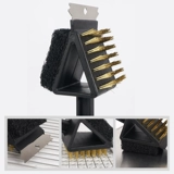 Щетка для барбекю Длинные барбекю вправо -Заклинание проводной щетки для барбекю для очистки щетки мультиразовая чистящая чистящая кисточка