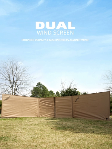 Nobana Outdoor Camping Большие ветровые блоки Ветры чудеса за блокирование блокировки сами -флокирующее окно лагерь лагерь ветровый удар Ошуба