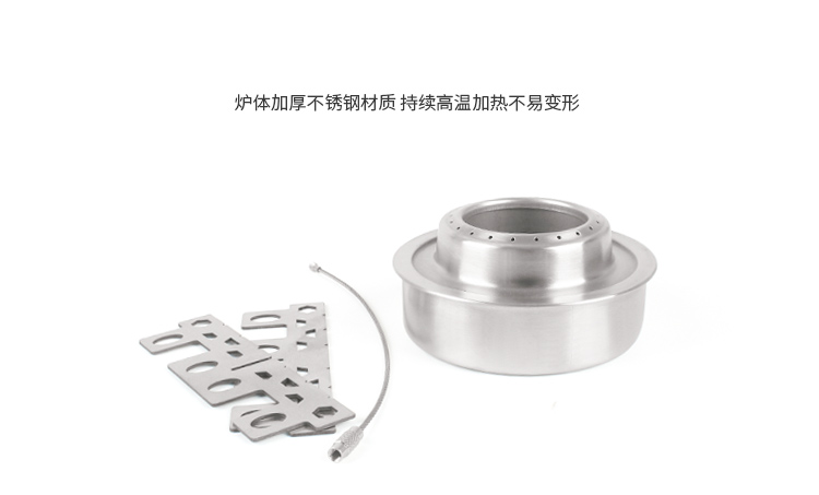 Bếp thép không gỉ ngoài trời cắm trại chất lỏng di động - Bếp lò / bộ đồ ăn / đồ nướng dã ngoại bếp ga du lịch namilux