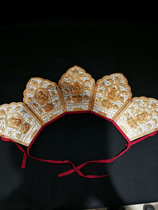Nepal handmade Buddhist bronze gilt Buddha hat hat low price bond not bargaining
