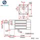 120W220V AC 기어 감속 모터/속도 조절 모터 고정 속도 5IK120RGN-CF380V 모터