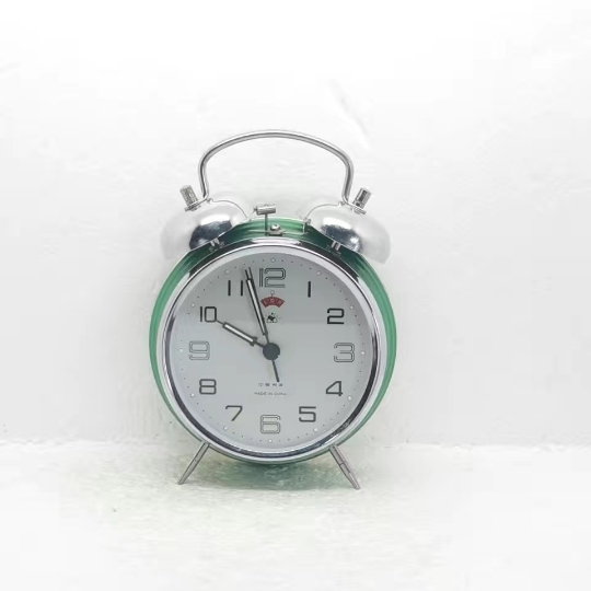 Xu - Guoxin alarm clock of old Shanghai gold chicken all - copper movement mechanical alarm clock