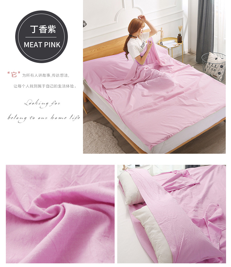 Khách sạn du lịch trên bẩn túi ngủ cotton dành cho người lớn trong nhà khách sạn đôi quilt cover du lịch xách tay tấm chống bẩn người