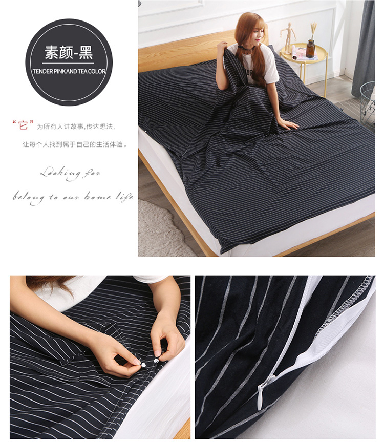 Khách sạn du lịch trên bẩn túi ngủ cotton dành cho người lớn trong nhà khách sạn đôi quilt cover du lịch xách tay tấm chống bẩn người