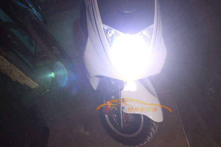 Xe điện nhẹ đèn led led siêu sáng chói xa gần ánh sáng tích hợp đèn pha đôi sửa bóng đèn đôi đèn pha xe wave