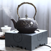 Wujinshi electric pottery stove tea stove cooking tea stove iron pot copper pot silver pot pottery home simple dragon pattern black green tea stove
