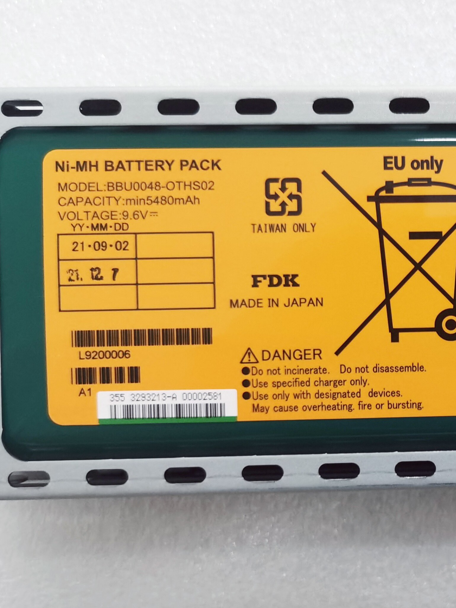 3293212-A 3293213-A Hitachi Vantara VSP E590 E790 Battery 3 3293212-A 3293213-A Hitachi Vantara VSP E590 E790 Battery