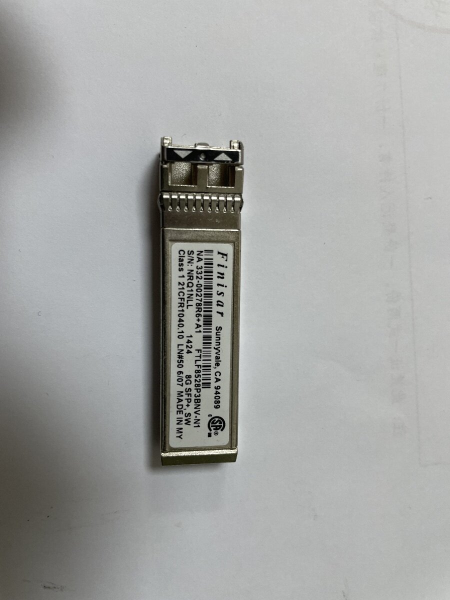 332-00278R6+A1 FTLF8528P2BNV-(N1) NETAPP 8G SFP SW Fiber Module 3 332-00278R6+A1 FTLF8528P2BNV-(N1) NETAPP 8G SFP SW Fiber Module