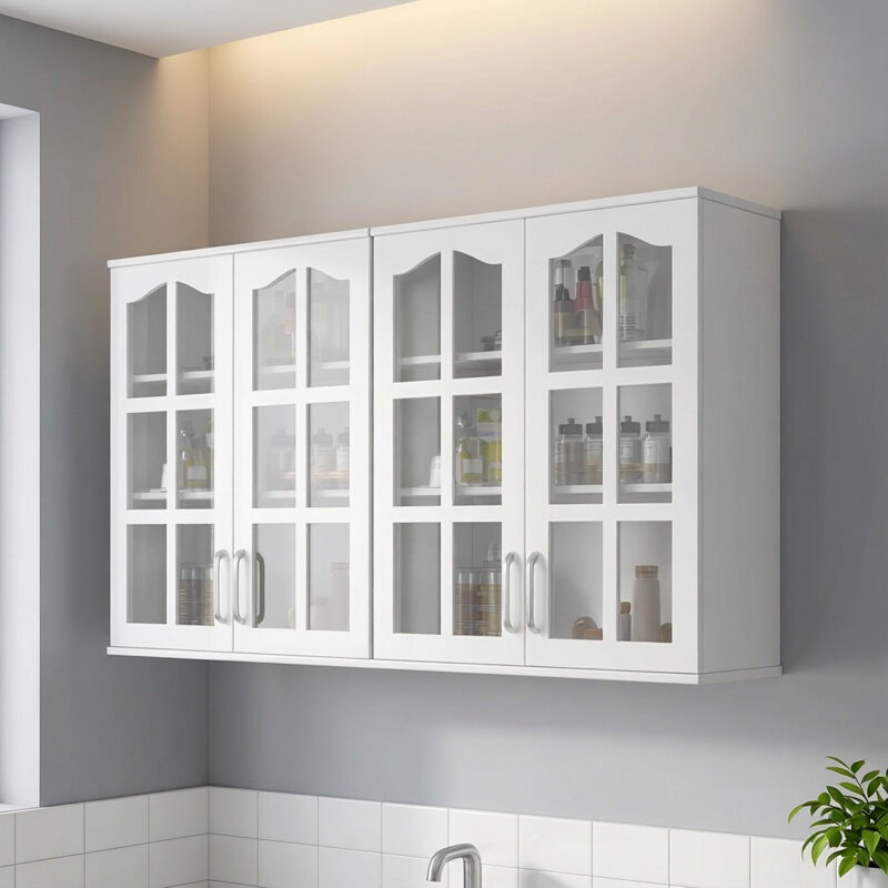 Bathroom Storage Cabinet, Toilet Glass Storage Cabinet, Balcony Storage Hanging Cabinet, Small Medicine Cabinet Wall-Mounted Cabinet, Simple Design Bathroom Storage Cabinet, Toilet Glass Storage Cabinet, Balcony Storage Hanging Cabinet, Small Medicine Cabinet Wall-Mounted Cabinet, Simple Design