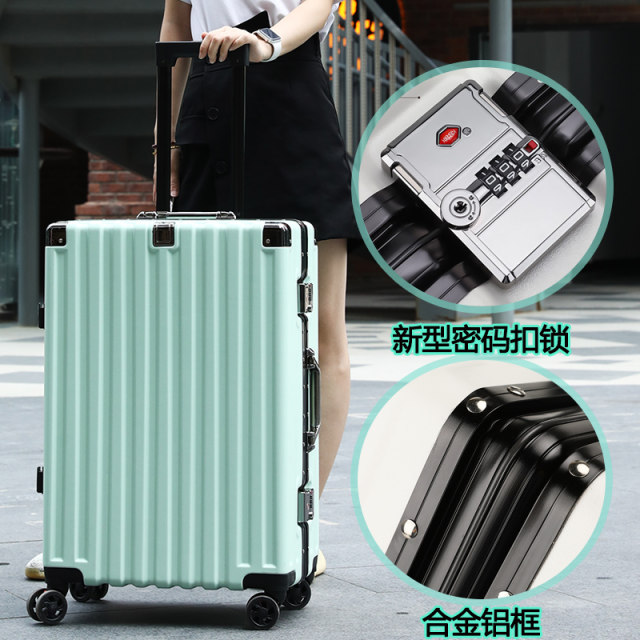 Luggage suitcase large capacity small 20 trolley case universal wheel 24 ແມ່ຍິງນັກສຶກສາຜູ້ຊາຍລະຫັດຜ່ານ ກ່ອງຫນັງ 28 ນິ້ວ